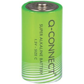Q-Connect® Super Alkaline Batterien - Baby/LR14/C, 1,5 V