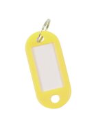 Q-Connect® Schlüsselanhänger - gelb, 10 Stück