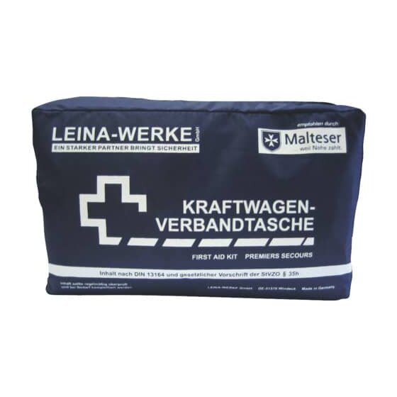 Leina-Werke KFZ-Verbandtaschen Compact DIN 13164:2022 - schwarz