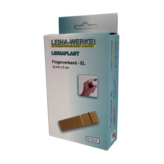 Leina-Werke Fingerverband - 50 Stück lose, 12 cm x 2 cm elastisch