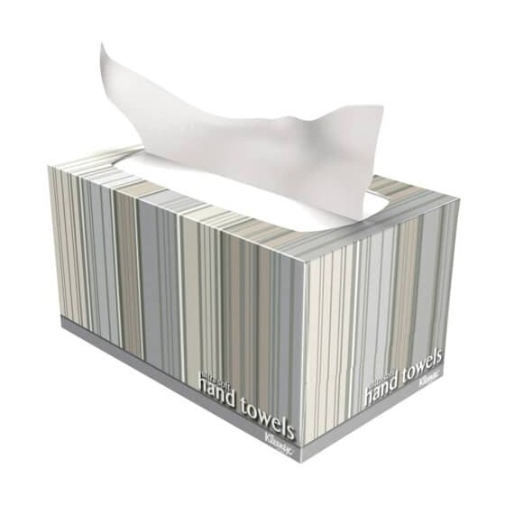 Kleenex® Ultra Soft Handtücher - Zupfbox - 1-lagige, 70 Tücher Zellstoff/Latex-Gemisch