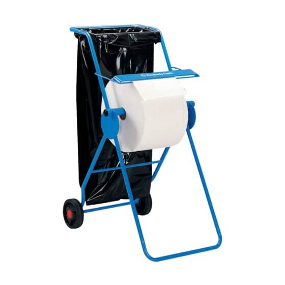 Wypall® Fahrbarer Bodenständer für L20 Wischtuch-Großrollen, blau