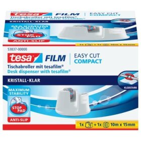 tesa® Tischabroller Easy Cut® Compact - für...