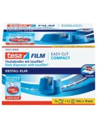 tesa® Tischabroller Easy Cut® Compact - für Rollen bis 33 m : 19 mm, blau