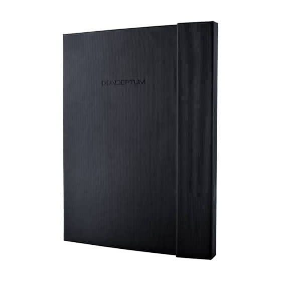 SIGEL Notizbuch Conceptum - A4+, kariert, 194 Seiten, schwarz, Hardcover, Magnetverschluss