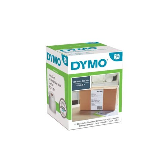 Dymo® LabelWriter™ Etikettenrollen - Versandetikett, 104 x 159 mm, weiß