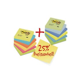 Post-it® Notes Promotionpack - 12 er Pack (mit 6 x...