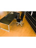 RS office products Rollsafe® Bodenschutzmatte für glatte/ harte Böden - Form L, 150 x 120 cm