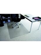 RS office products Rollt & Schützt® Bodenschutzmatte für mittelflorige Teppichböden - Form 0, 180 x 120 cm