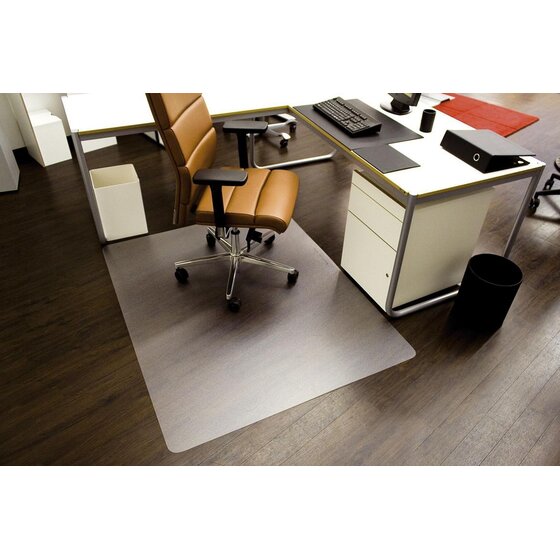 RS office products Ecoblue® Bodenschutzmatten für glatte/harte Böden - Form 0, 75 x 120 cm