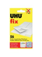 UHU® Klebekissen fix - doppelseitig, dauerhaft, 56 Stück
