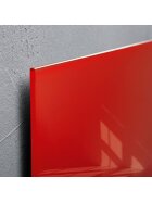 SIGEL Glas-Magnetboard Artverum - rot, 30 x 30 cm