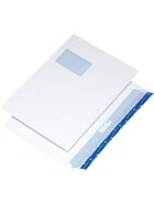Cygnus Excellence Briefumschlag C4, haftkebend, weiß, Offset 120g, 250 Stück mit Fenster