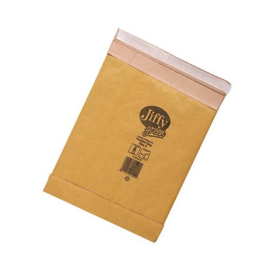 Jiffy® Papierpolstertasche Größe 2 - 210 x 280mm, braun