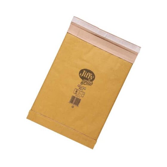 Jiffy® Papierpolstertasche Größe 4 - 240 x 343mm, braun