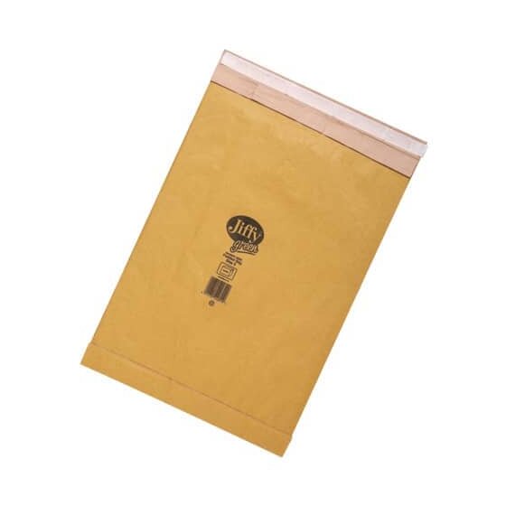 Jiffy® Papierpolstertasche Größe 6 - 310 x 458mm, braun