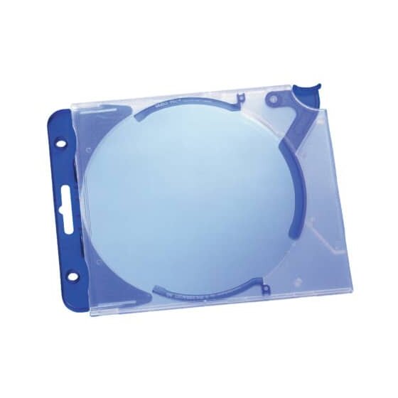 Durable CD-Hardbox QUICKFLIP® COMPLETE, für 1 CD/DVD, blau, 5 Stück