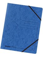 Falken Eckspanner A4 Colorspan - intensiv blau, Karton 355 g/qm