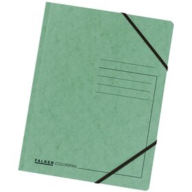 Falken Eckspanner A4 Colorspan - intensiv grün, Karton 355 g/qm