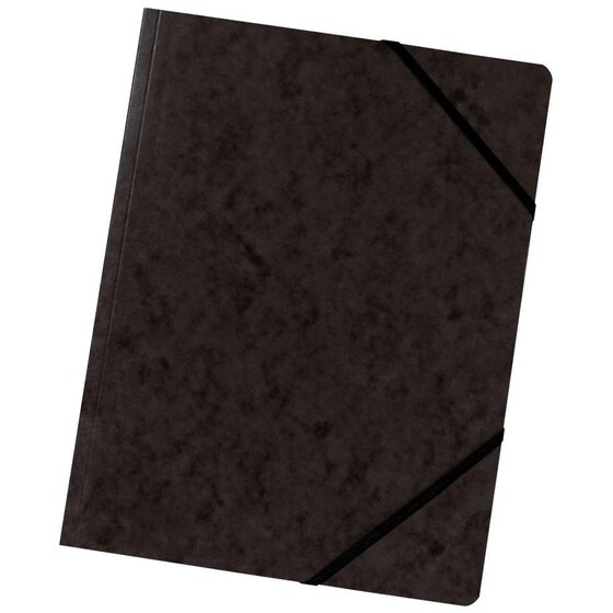 Falken Eckspanner A4 Colorspan - intensiv schwarz, Karton 355 g/qm