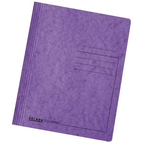 Falken Schnellhefter - A4, 250 Blatt, Colorspankarton, violett