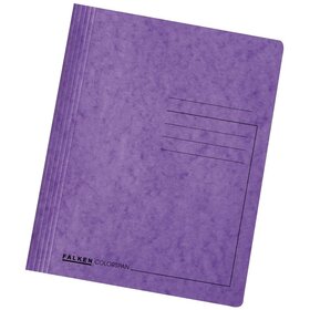 Falken Schnellhefter - A4, 250 Blatt, Colorspankarton, violett