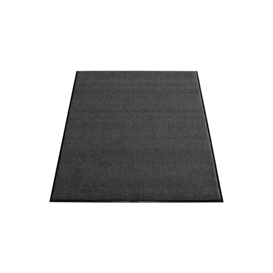 Schmutzfangmatte Eazycare Aqua grau, 0,90 x 1,50 m, Material: Olefin auf Vinylrücken für den Innenbereich