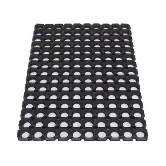 Miltex Ringgummimatte Eazycare Scrub - 40 x 60 cm, schwarz
