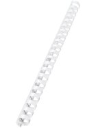 Leitz 10971 Plastikbinderücken - A4, Kunststoff, 16 mm, 145 Blatt, 100 Stück, weiß