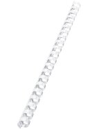 Leitz 37579 Plastikbinderücken - A4, Kunststoff, 14 mm, 125 Blatt, 100 Stück, weiß