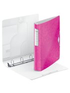 Leitz 4240 Ringbuch Active WOW - A4, Polyfoam, 4 Ringe, 30 mm, pink