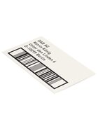 Leitz 7018 Kassette Icon Papier - selbstklebend, 50x88mm, 435 Stück, weiß