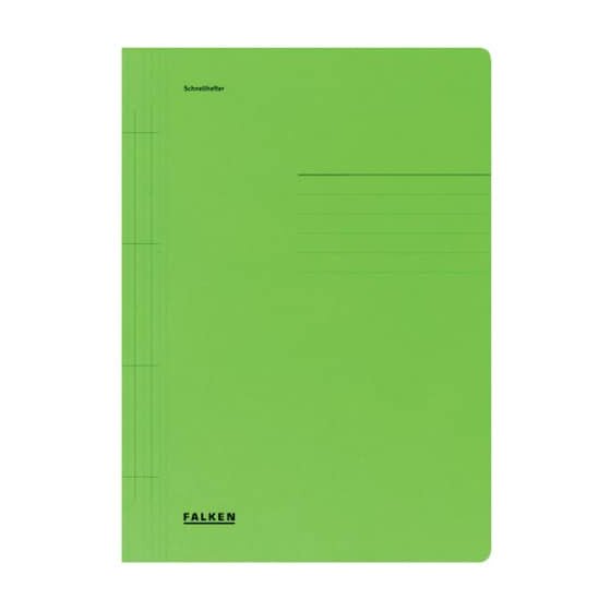 Falken Schnellhefter - A4, 250 Blatt, Manilakarton (RC), grün
