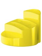 HAN Schreibtischköcher RONDO - 9 Fächer, Gummifüße, Briefschlitz, New Colours gelb