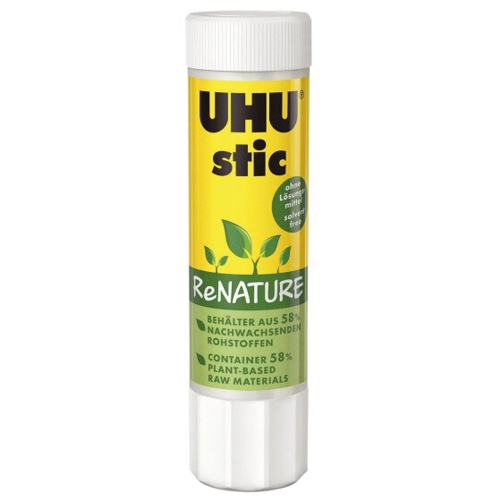 UHU® stic ReNATURE Klebestift ohne Lösungsmittel 8,2 g