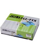 Archivbinder Pli-Fix, U-förmiger Binder aus Drahtmetall, kunststoffummantelt, 1 Pack = 100 Stück
