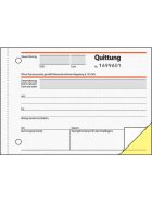 SIGEL Quittung für Kleinunternehmer ohne MwSt.-Ausweis - A6, MP, SD, 2 x 30 Blatt