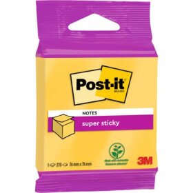 Post-it® SuperSticky Haftnotiz  Würfel - 70 g,...