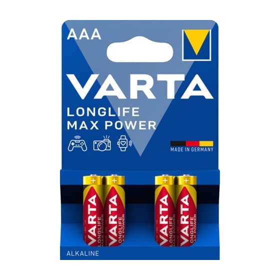 Varta Batterien LONGLIFE Max Power - Mignon/LR6/AA, 1,5 V