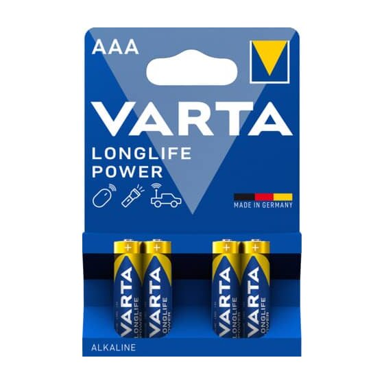 Varta Batterien LONGLIFE Power - Micro/LR03/AAA, 1,5 V