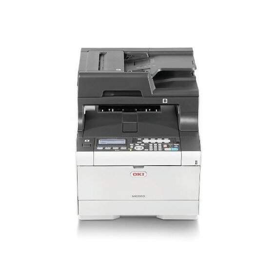 OKI MC563DN Farb MFP 4-in-1 Multifunktionsdrucker Scannen Faxen Kopieren Laserdrucker s/w 30 Seiten/min