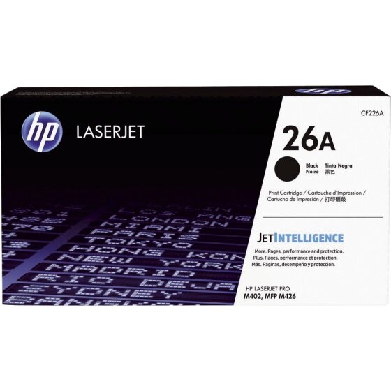 HP® Druckkassetten schwarz, 3.100 Seiten, CF226A
