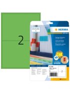 Herma 4499 Etiketten grün 199,6x143,5 mm Papier matt 40 St. ablösbar
