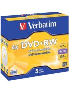 Verbatim DVD+RW Matt Silver 4x