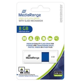 MediaRange USB-Speicherstick blau 8GB