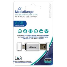 MediaRange USB Mobile 2 in 1 OTG USB-Stick 8GB