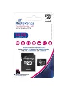 MediaRange Micro SDXC Speicherkarte 64GB Klasse 10 mit SD-Karten Adapter