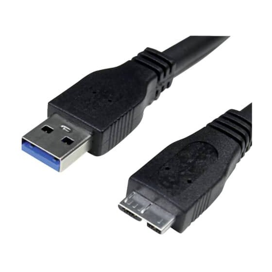 MediaRange USB Kabel für Smartphones/Tablets - USB 3.0 A auf USB Micro B - 1m schwarz