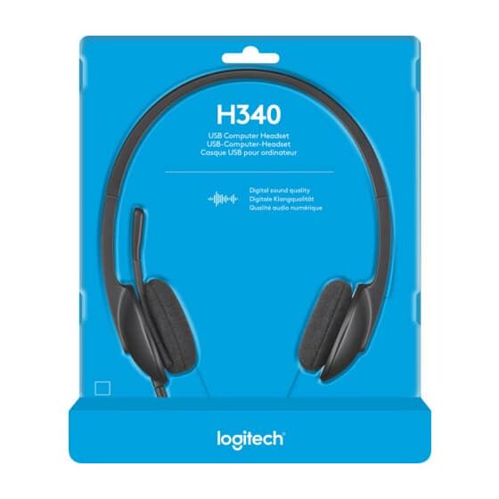 Logitech Headset H340 schwarz