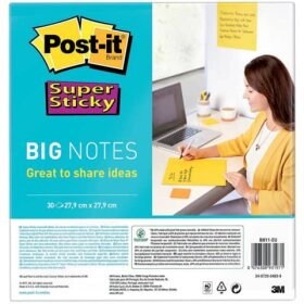 Post-it® SuperSticky Haftnotiz Big Notes - 27,9 x...